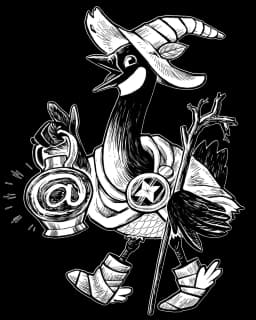 Goodstuff the goose, ATmosphereConf mascot